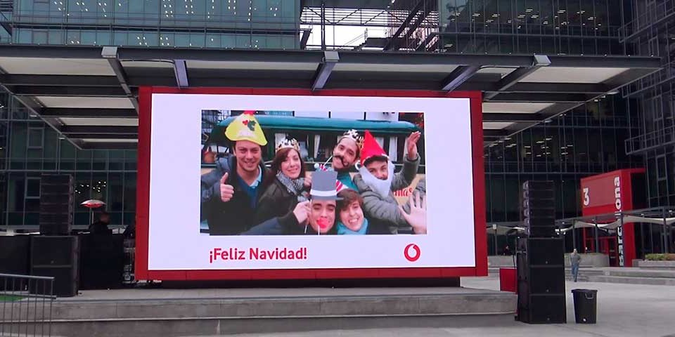 Photo Booth for events with big screens
